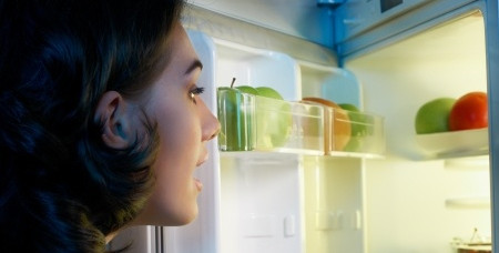 refri cafe en el refregerador